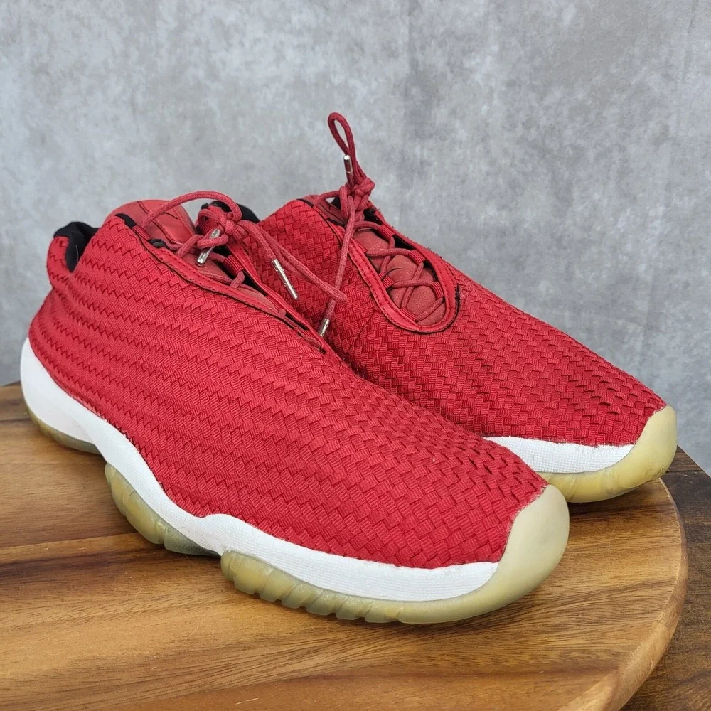 Air Jordan Future Low Basketball Sneakers Mens‎ 13 Red White Shoes 718948-601